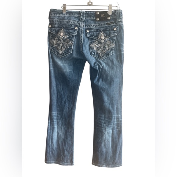 Miss Me Denim - Miss Me Denim Boot Cut Jeans with Silver Accents